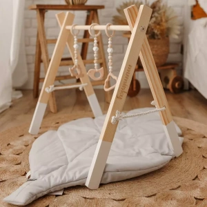 BABY GYM Stojak Edukacyjny / Gimnastyczny - Biały