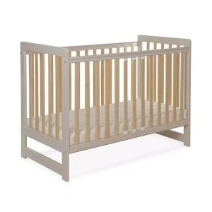 Łóżeczko Niemowlęce Drewniane 120x60 Regulacja Wysokości & Wyjmowane Szczebelki | Kaszmir-Buk