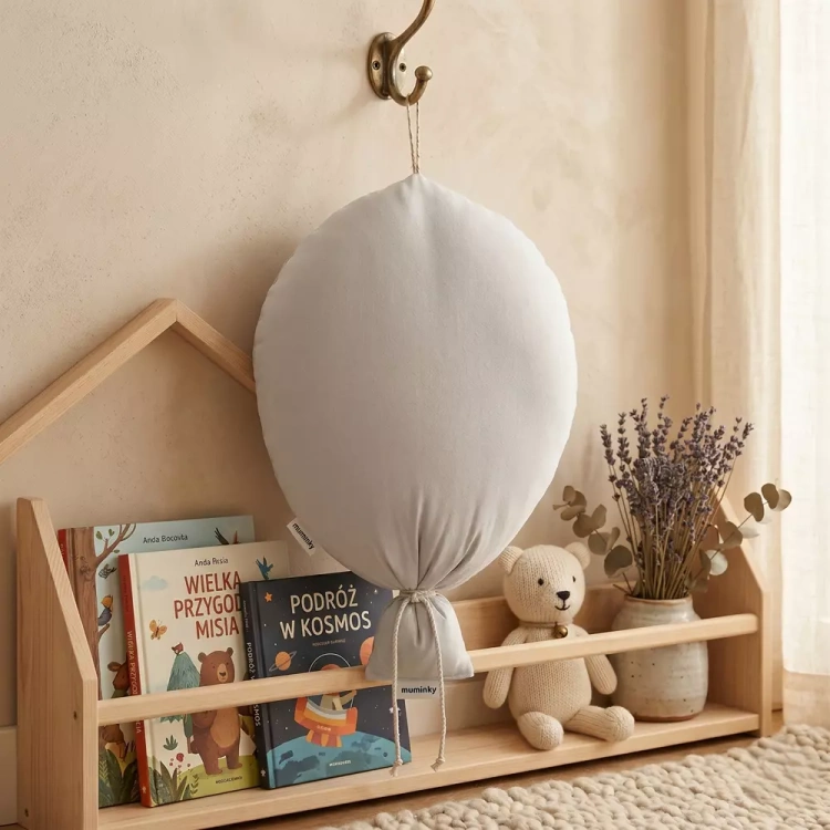 Poduszka Dekoracyjna Balon Szary wizualizacja1.webp