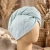Wafelkowy turban do szuszenia włosów miętawizualizacja manekin.webp