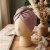 Wafelkowy turban do szuszenia włosów różowy wizualizacja manekin.webp