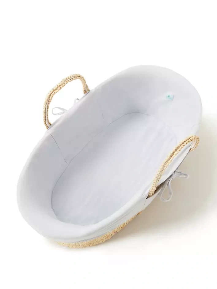 Wkładka wyściółka szara do kosza mojżesza (5).webp
