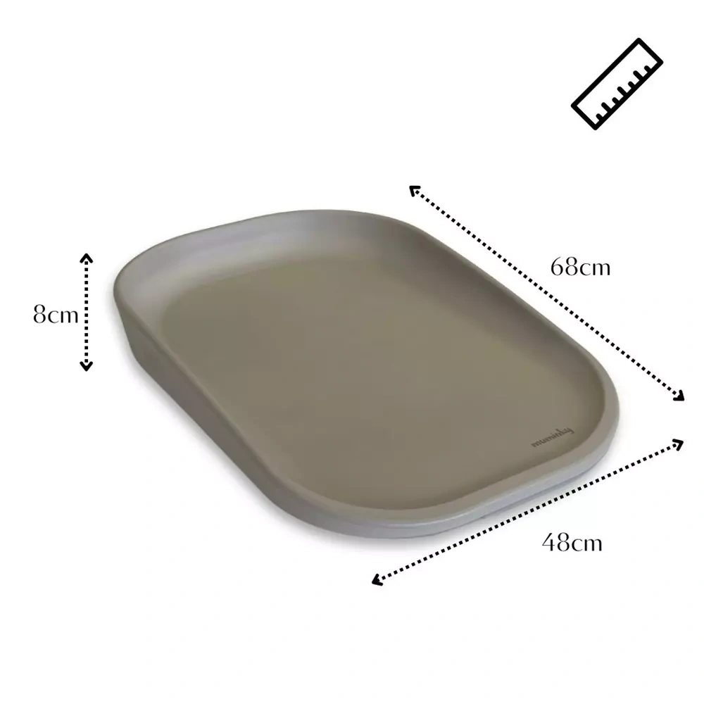 Przewijak Dla Niemowląt Miekki | Taupe.webp