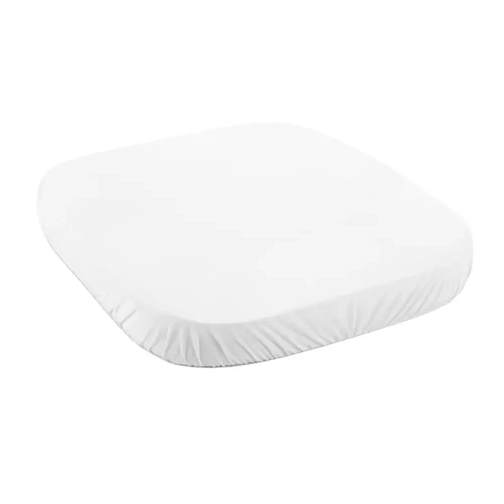 Prześcieradło Bawełniane Do Łóżeczka Waldin 7w1 | Białe 73x73cm.webp