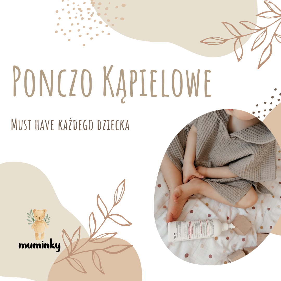 Ponczo Kąpielowe - Must Have Każdego Dziecka