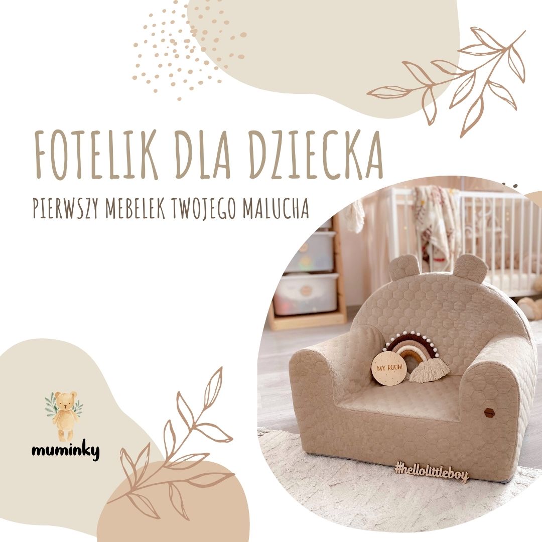 Dlaczego fotelik piankowy to must-have w każdym pokoju dziecięcym?