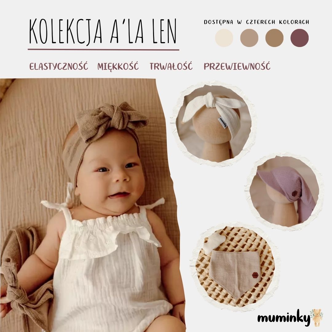 DO DOKOŃCZENIA! Odkryj Muślinową Magię: Kolekcja A'la Len dla Najmłodszych